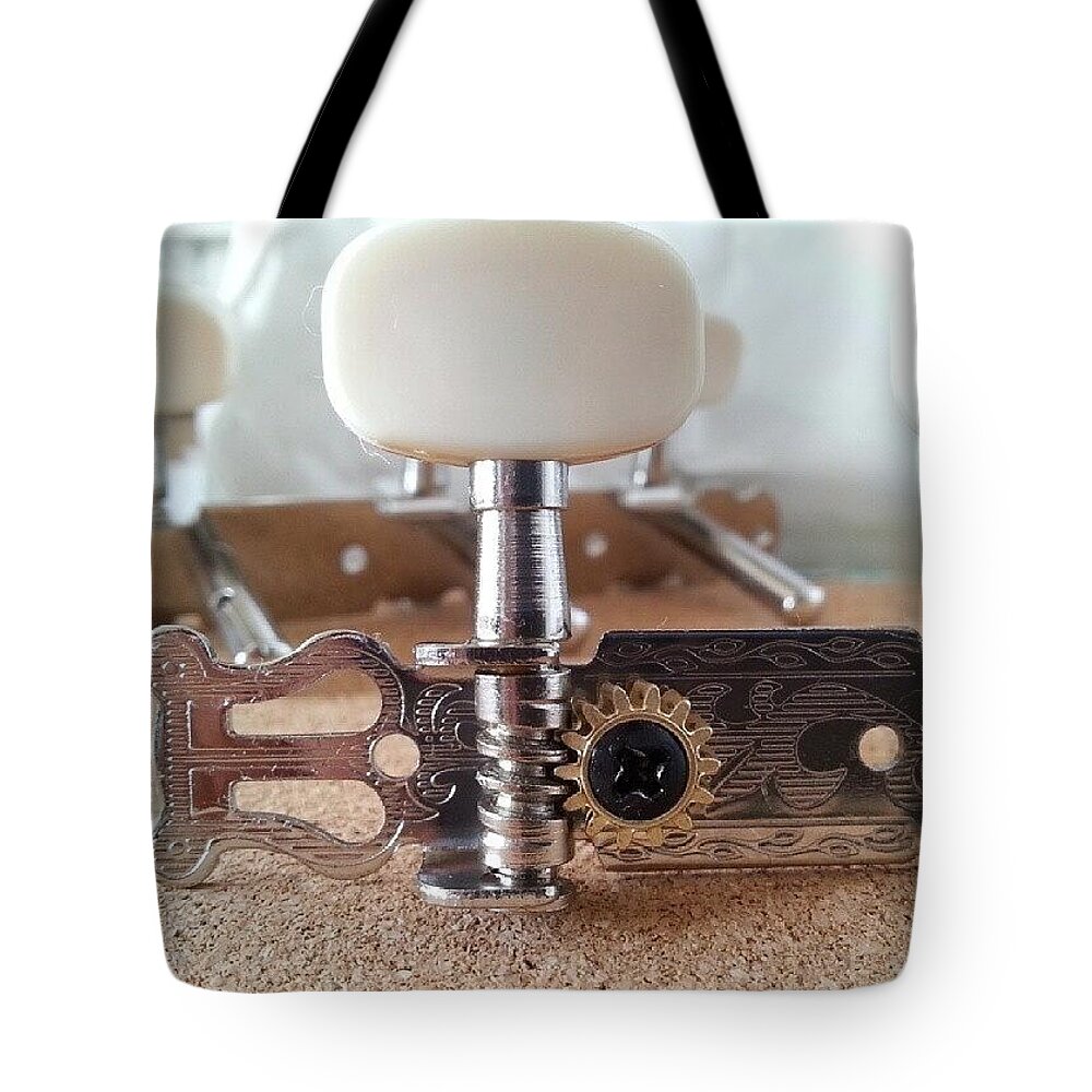 Guitar Tote Bag featuring the photograph Yayyyyy They Turned Up! !
#guitar by Abbie Shores
