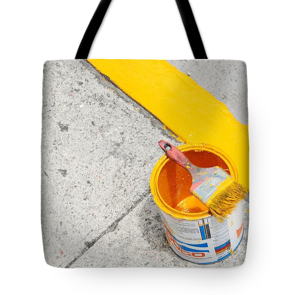 Yellow Tote Bag featuring the photograph Yellow by David Coleman