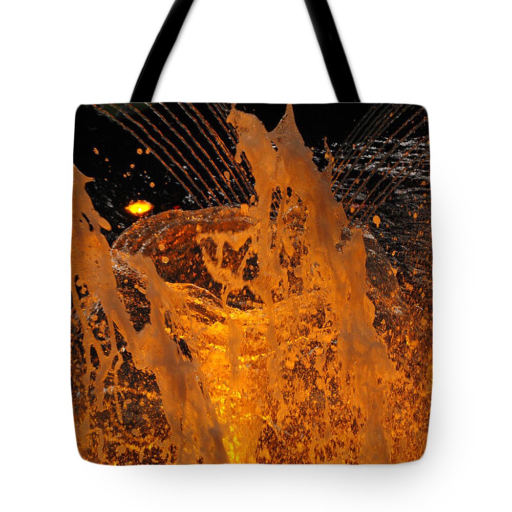 Yellow Tote Bag featuring the photograph Yellow Vortex by Glory Ann Penington