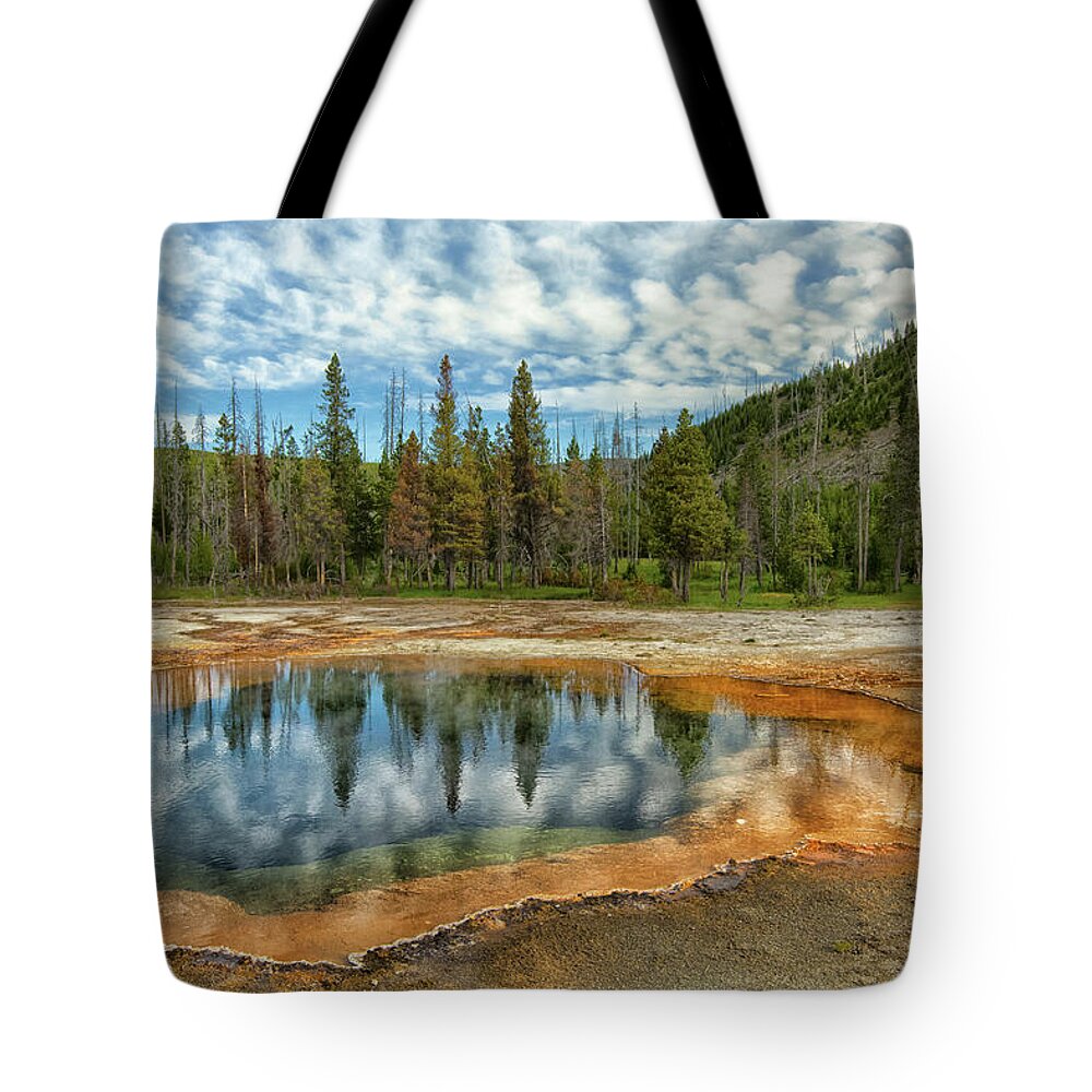 Tranquility Tote Bag featuring the photograph Yellowstone National Park by Patrick Leitz