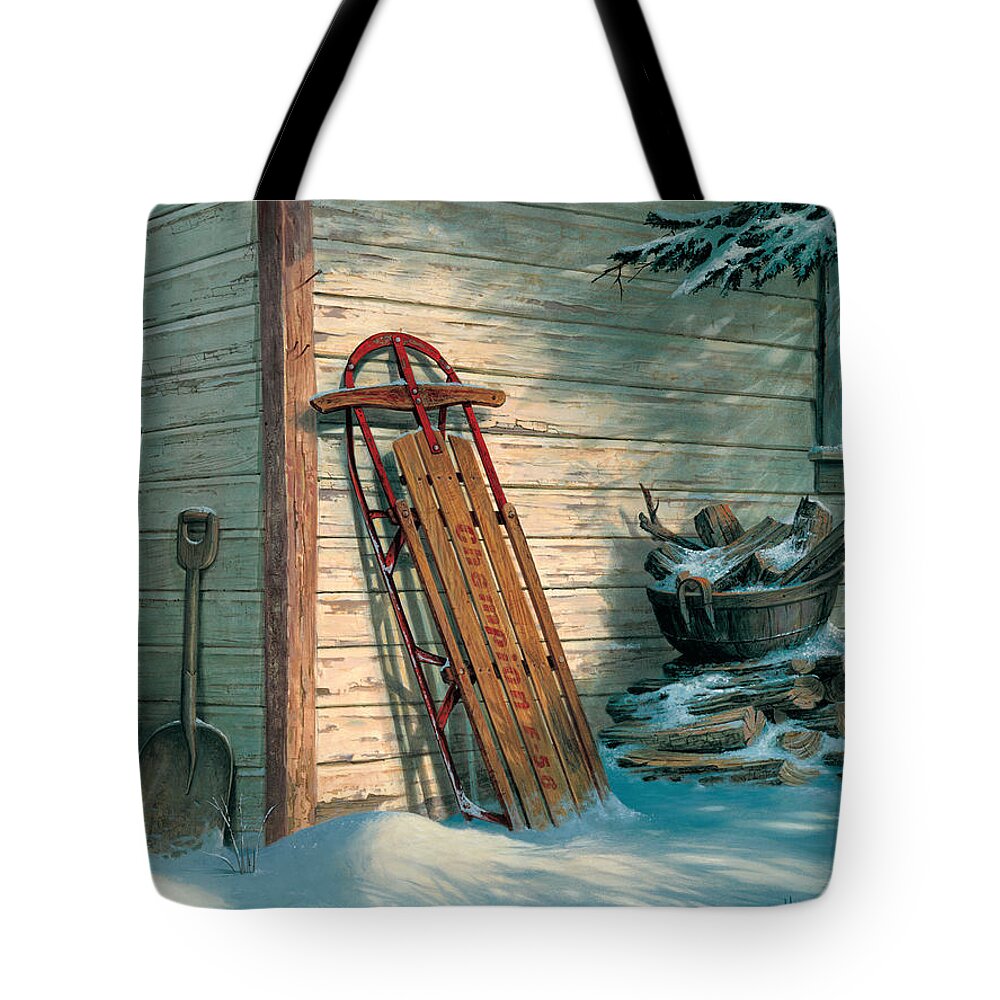 Michael Humphries Tote Bag featuring the painting Yesterday's Champioin by Michael Humphries