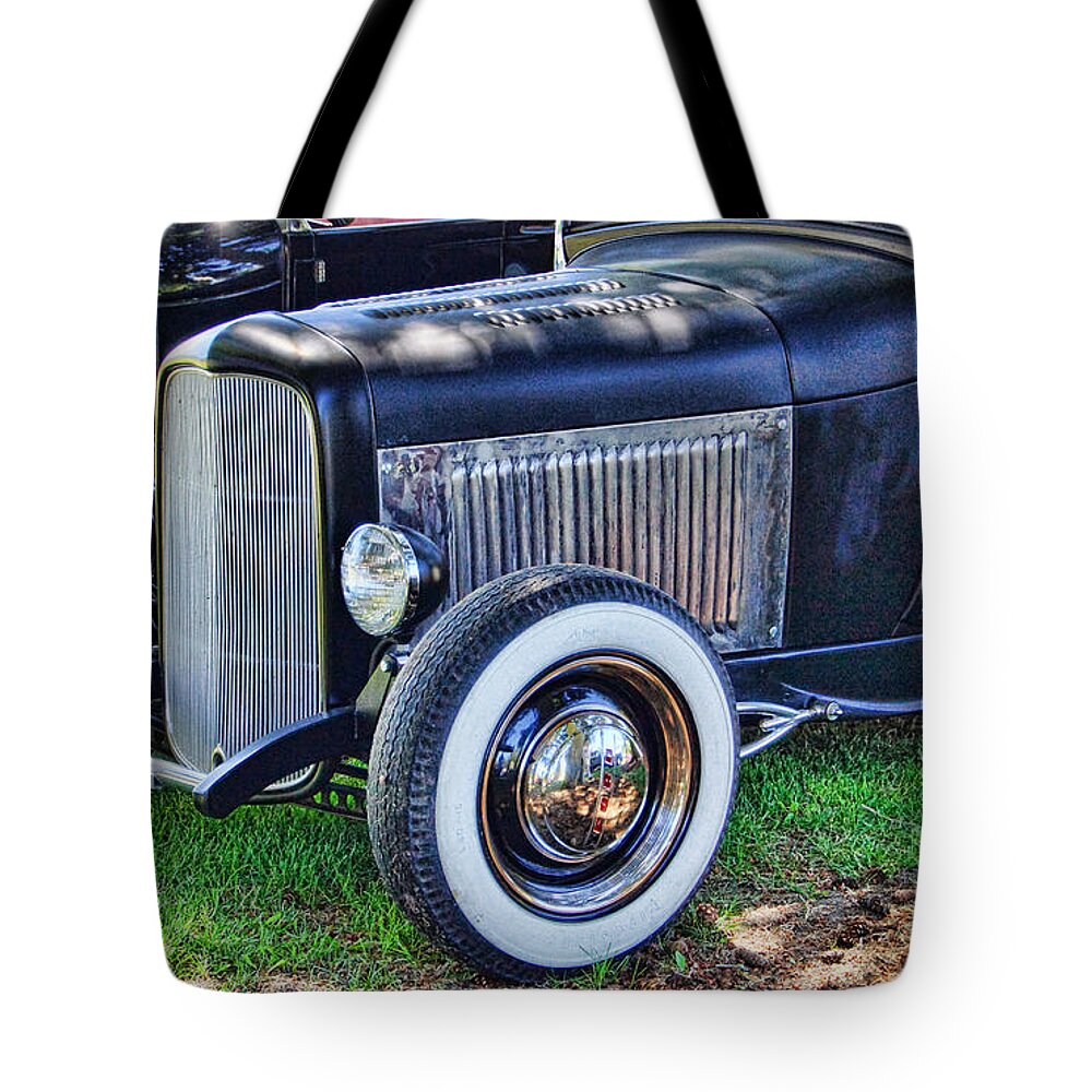  Ford Hot Rod Tote Bag featuring the photograph Yesterdays Hot Rod by Ron Roberts