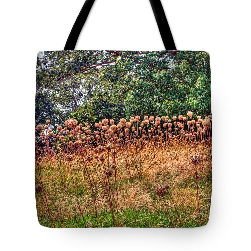 Yorktown Tote Bag featuring the photograph Yorktown Onion Field by Jerry Gammon