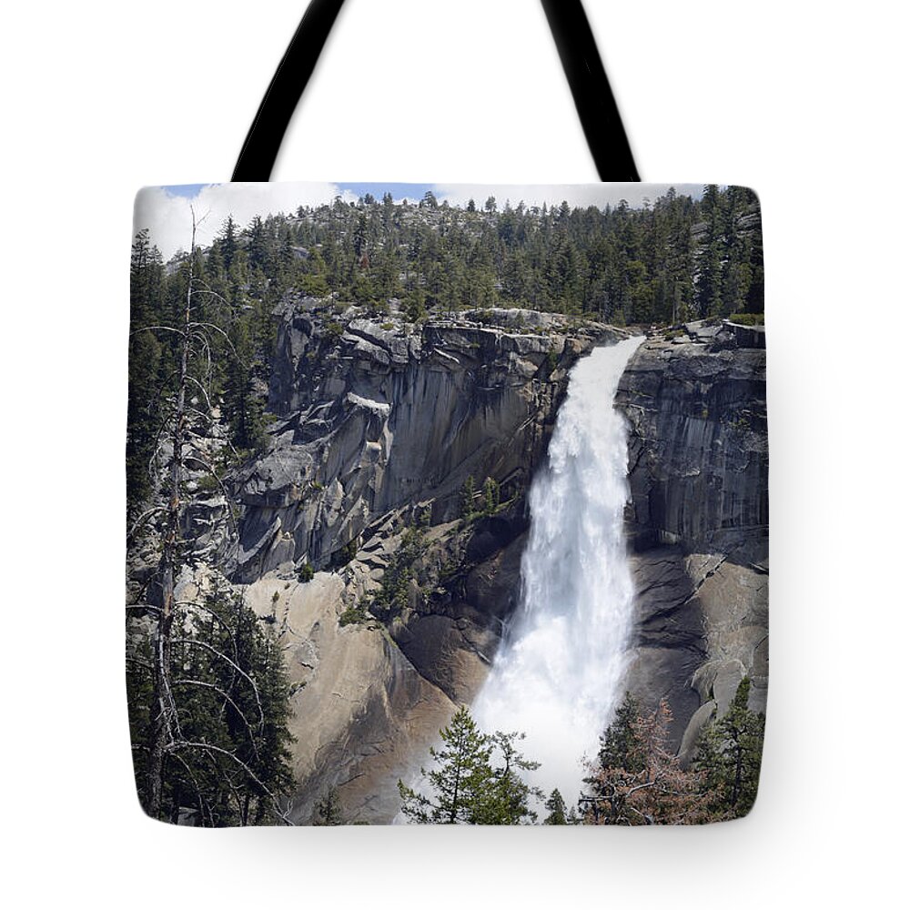 Yosemite Tote Bag featuring the photograph Yosemite's Nevada Fall by Bruce Gourley