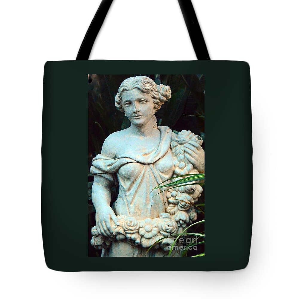 Young Tote Bag featuring the photograph Young Maiden Statue by Kathleen Struckle