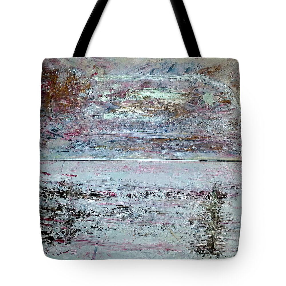 Abstract Painting Tote Bag featuring the painting Z5 by KUNST MIT HERZ Art with heart