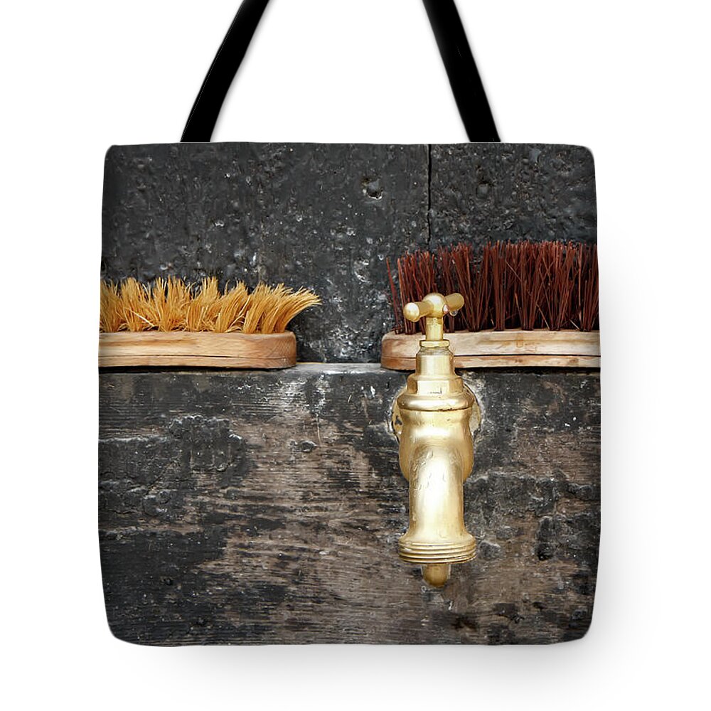 Kg Tote Bag featuring the photograph Zuiderzee Brushes by KG Thienemann