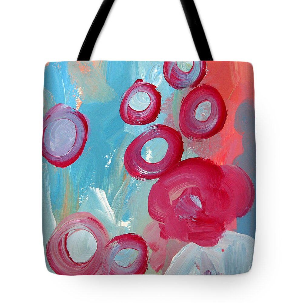 Abstract Art Tote Bag featuring the painting Abstract VIII by Patricia Awapara