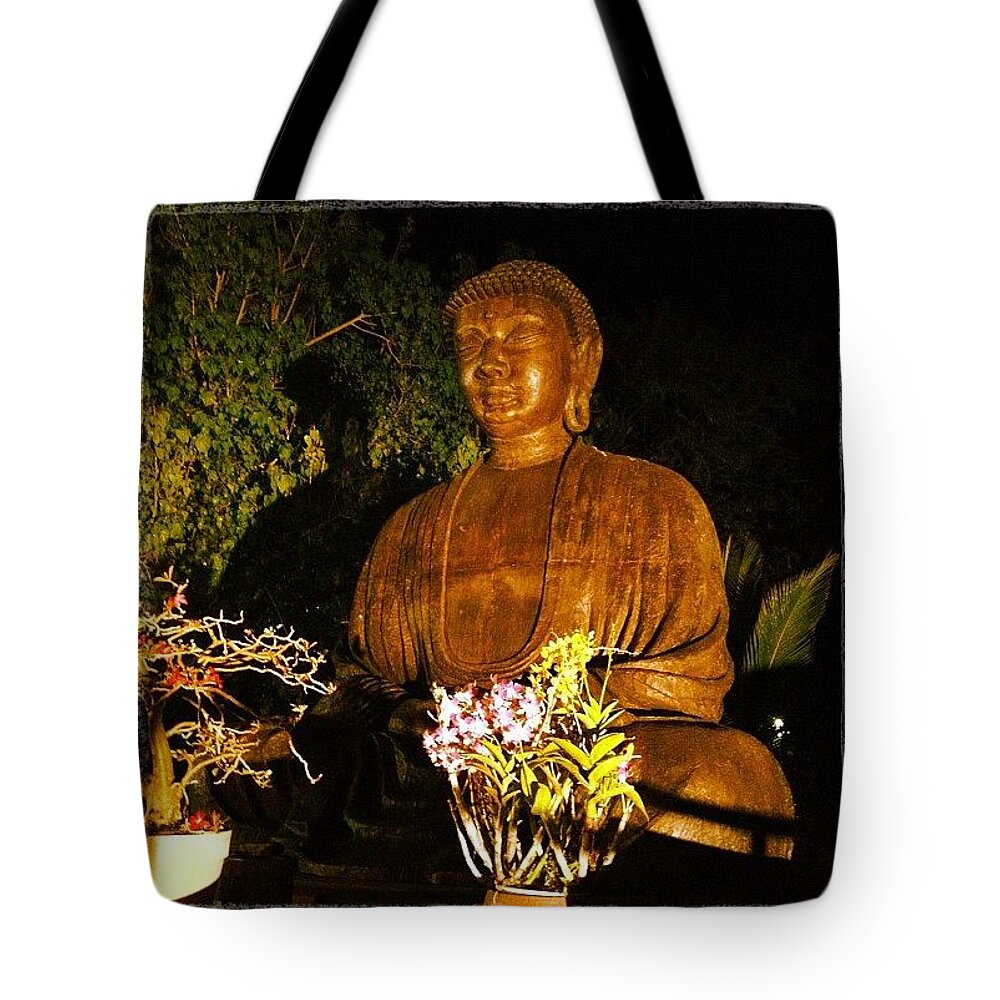 Buddha Tote Bag featuring the photograph Buddha #1 by Darice Machel McGuire