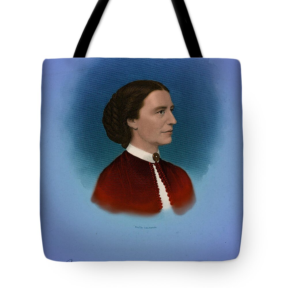 History Tote Bag featuring the photograph Clara Barton, American Humanitarian #3 by Science Source