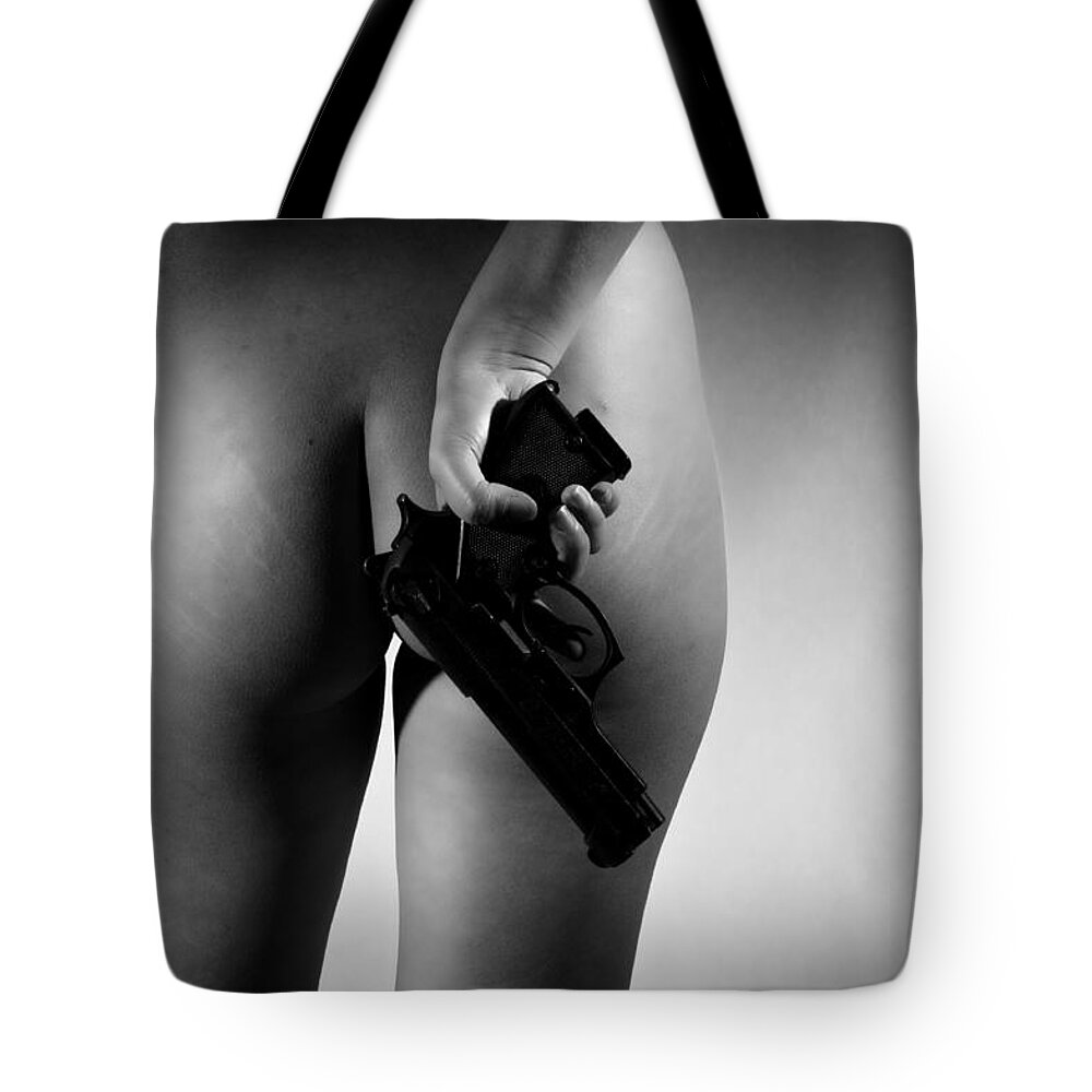 Famale Tote Bag featuring the photograph Cold steel #1 by Nathan Wright