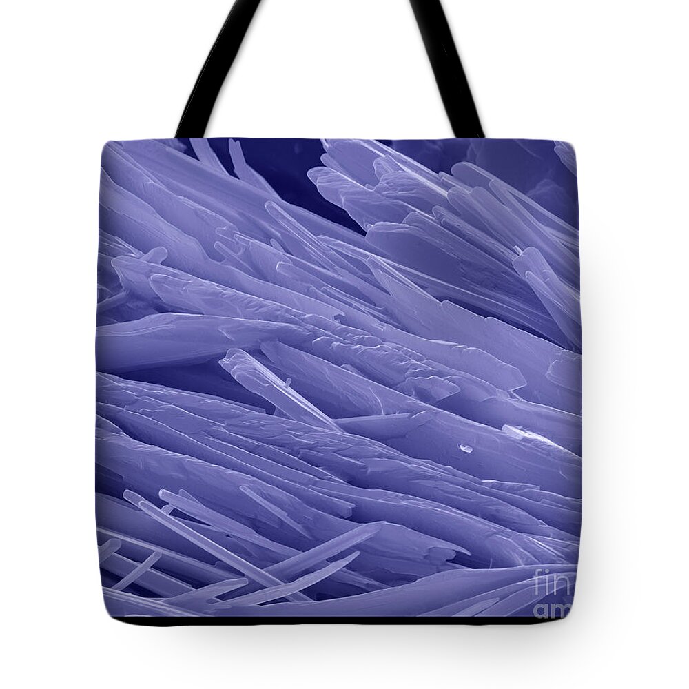 Sem Tote Bag featuring the photograph Crack Cocaine, Sem #1 by Ted Kinsman