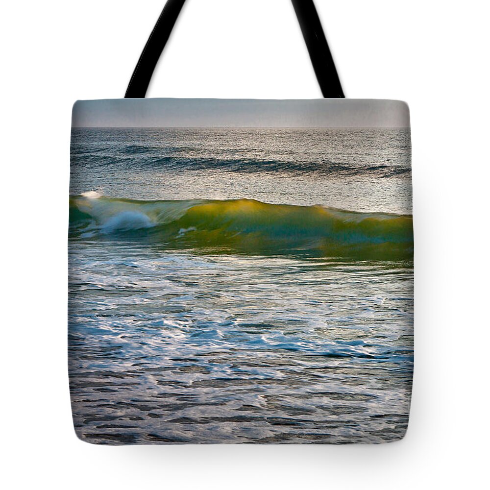 America Tote Bag featuring the photograph Golden Wave #1 by Susan Cole Kelly