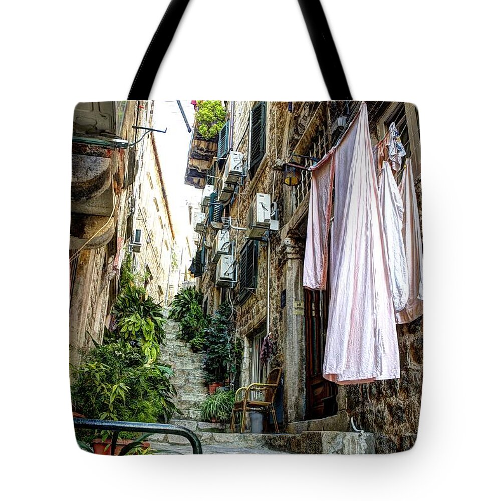 Europe Tote Bag featuring the photograph Laundry Day 2 by Crystal Nederman