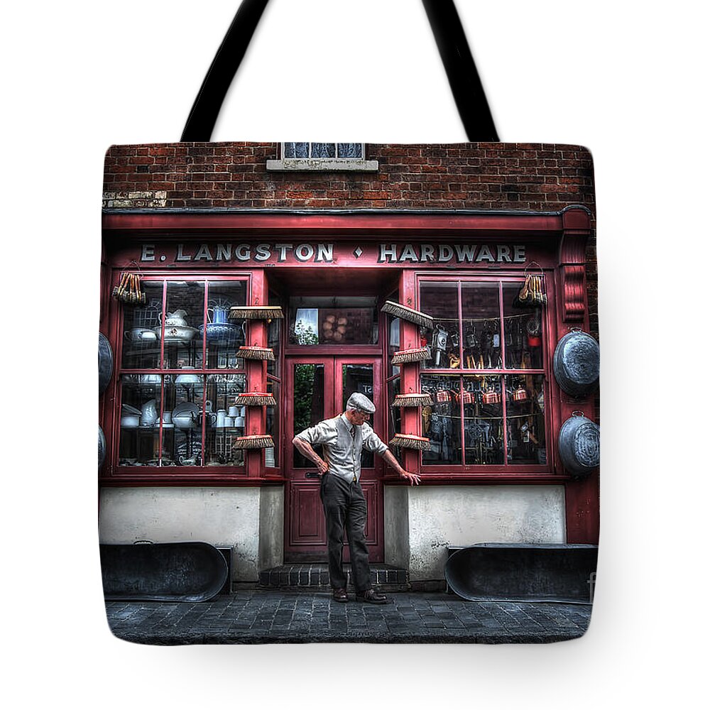 Yhun Suarez Tote Bag featuring the photograph Mr Langston's Hardware Shop #1 by Yhun Suarez