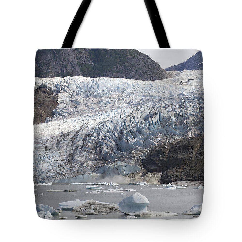 Mp Tote Bag featuring the photograph Terminal Moraine And Glacial Lake #1 by Matthias Breiter