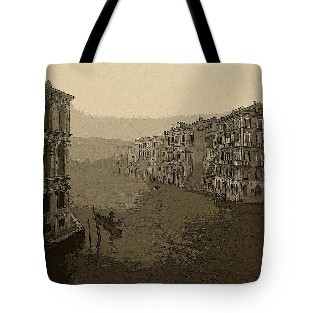 Venice Tote Bag featuring the photograph Venice #1 by David Gleeson