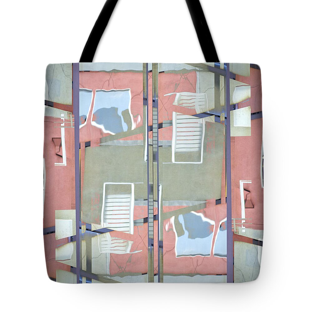 Urban Tote Bag featuring the photograph Urban Abstract San Diego by Carol Leigh