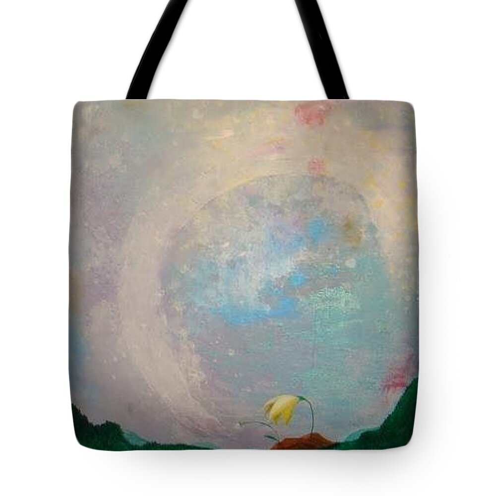 Wishes Tote Bag featuring the painting 1000 Wishes by Mindy Huntress