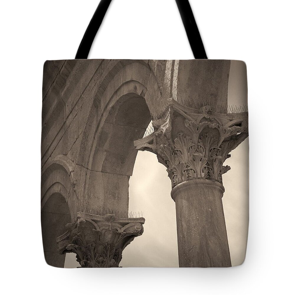 2012 Tote Bag featuring the photograph Split Old town #4 by Jouko Lehto
