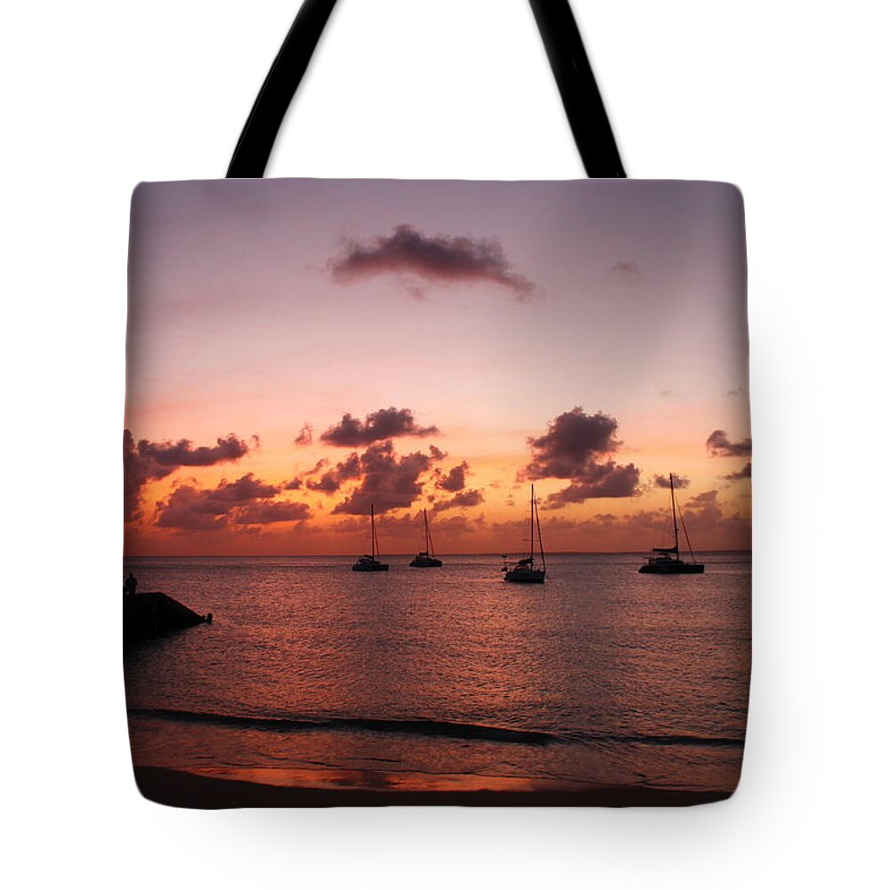 Sunset Tote Bag featuring the photograph Sunset #11 by Catie Canetti