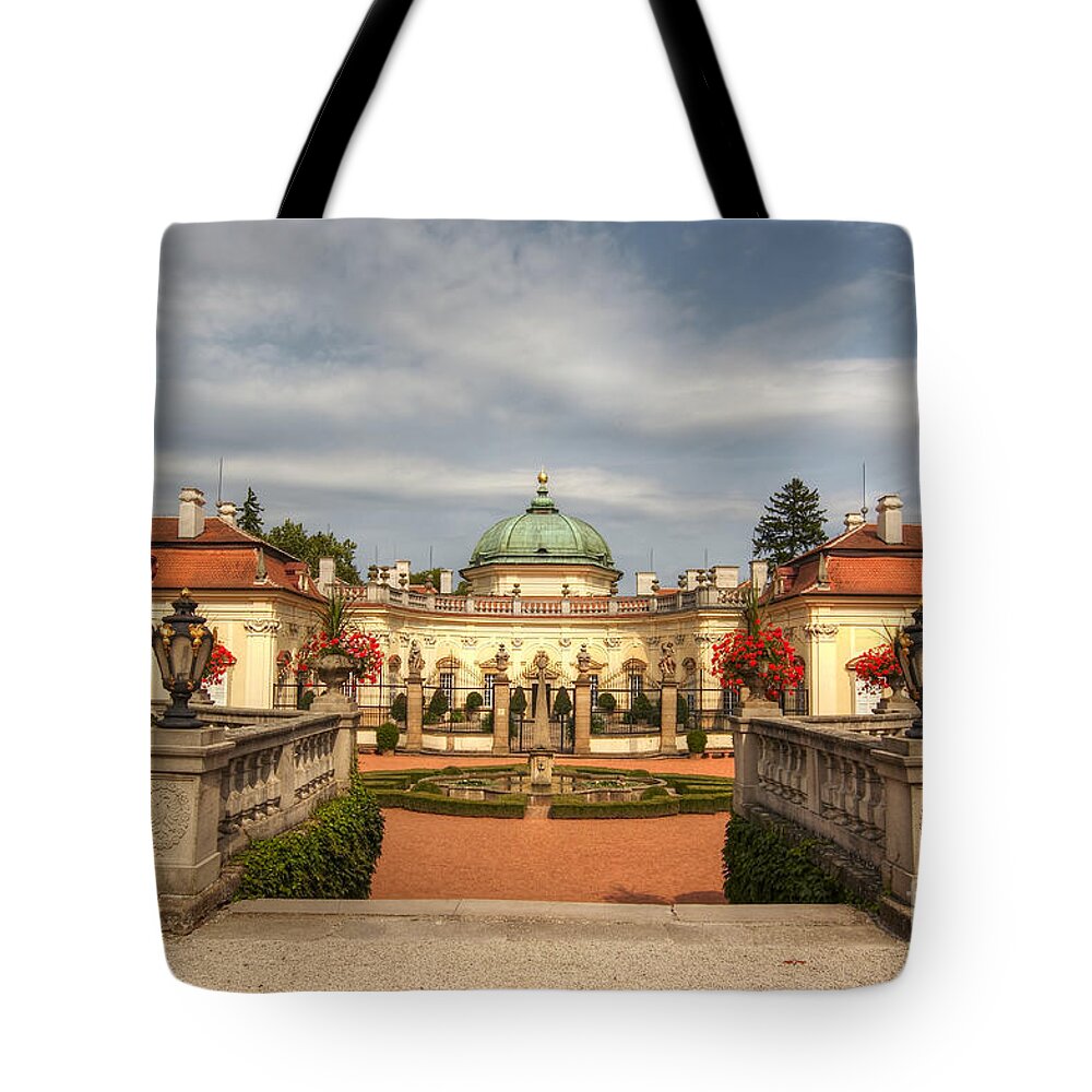 Buchlovice Tote Bag featuring the photograph Buchlovice castle #2 by Michal Boubin