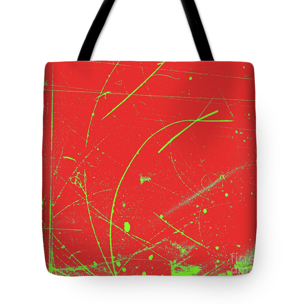History Tote Bag featuring the photograph Diffusion Cloud Chamber Tracks #2 by Science Source
