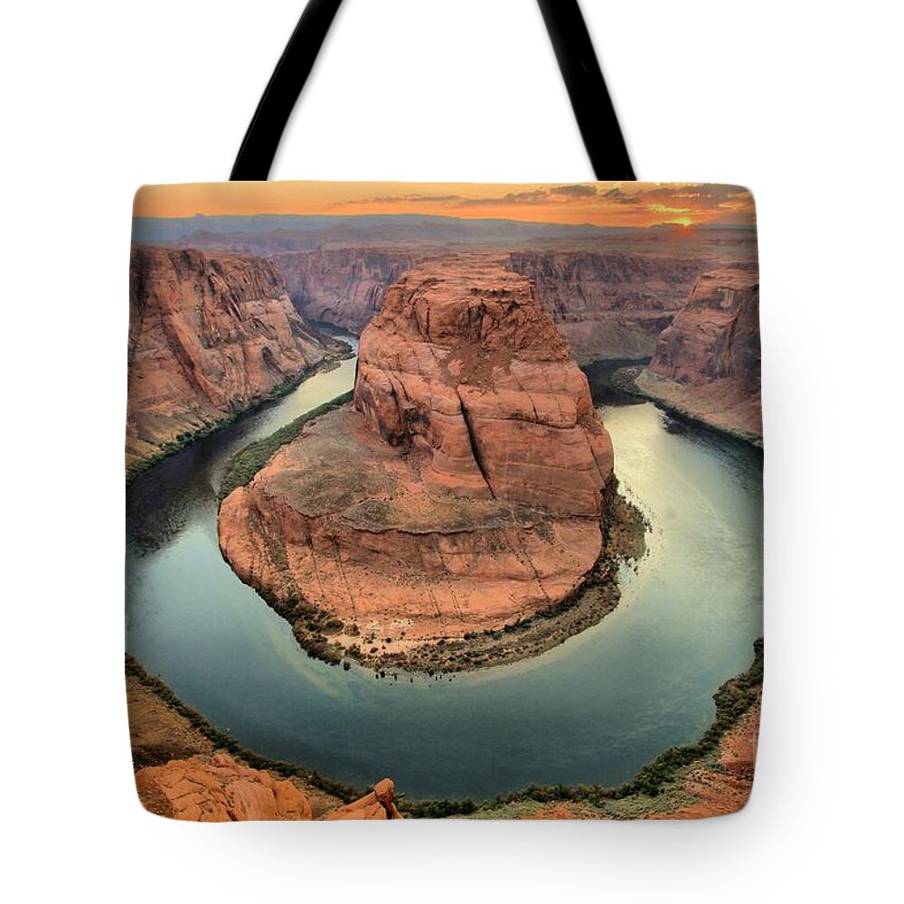  Tote Bag featuring the photograph Horseshoe Bend #2 by Adam Jewell