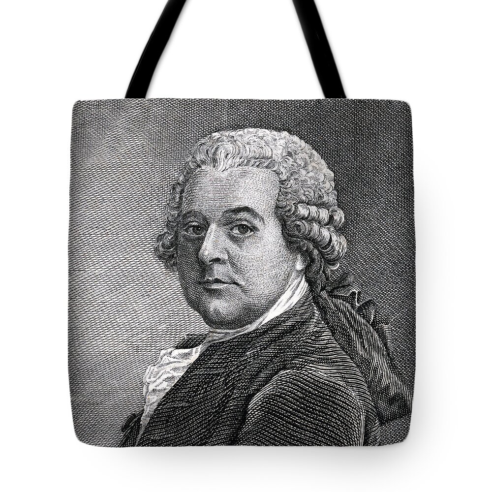 president John Adams Tote Bag featuring the photograph President John Adams #2 by International Images