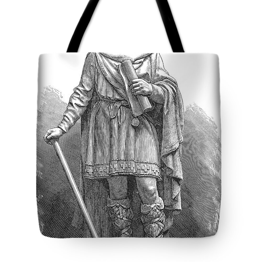 9th Century Tote Bag featuring the photograph Alfred The Great (849-899) #3 by Granger
