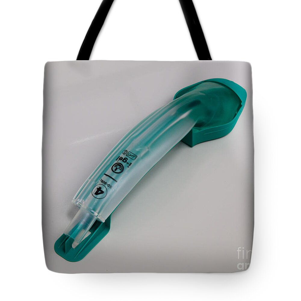 Airway Tote Bag featuring the I-gel Supraglottic Airway Device #3 by Photo Researchers, Inc.