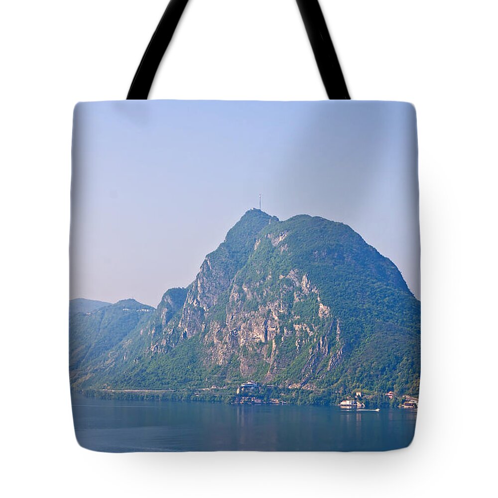 Travel Tote Bag featuring the photograph Lago di Lugano #3 by Joana Kruse