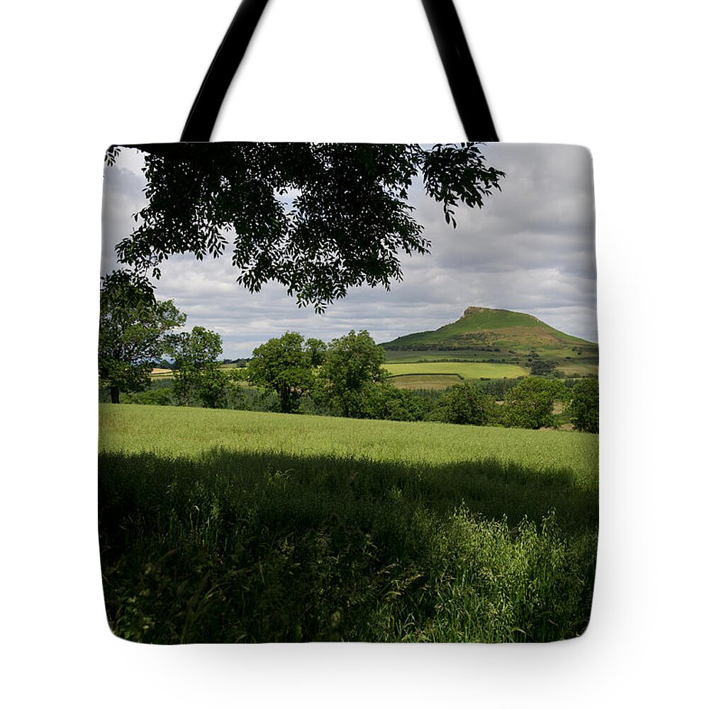 Cleveland Tote Bag featuring the photograph Roseberry Topping #3 by Gary Eason