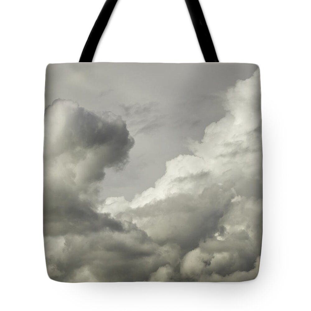 Sky Tote Bag featuring the photograph Storm Clouds and Thunder Heads Before Rain Storm Fine Art Print #3 by Keith Webber Jr