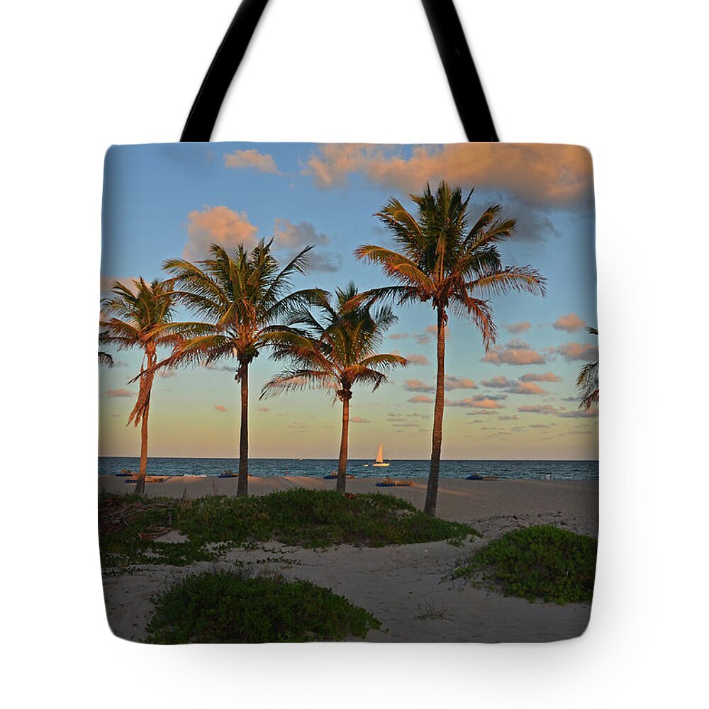  Tote Bag featuring the photograph 30- Palms In Paradise by Joseph Keane