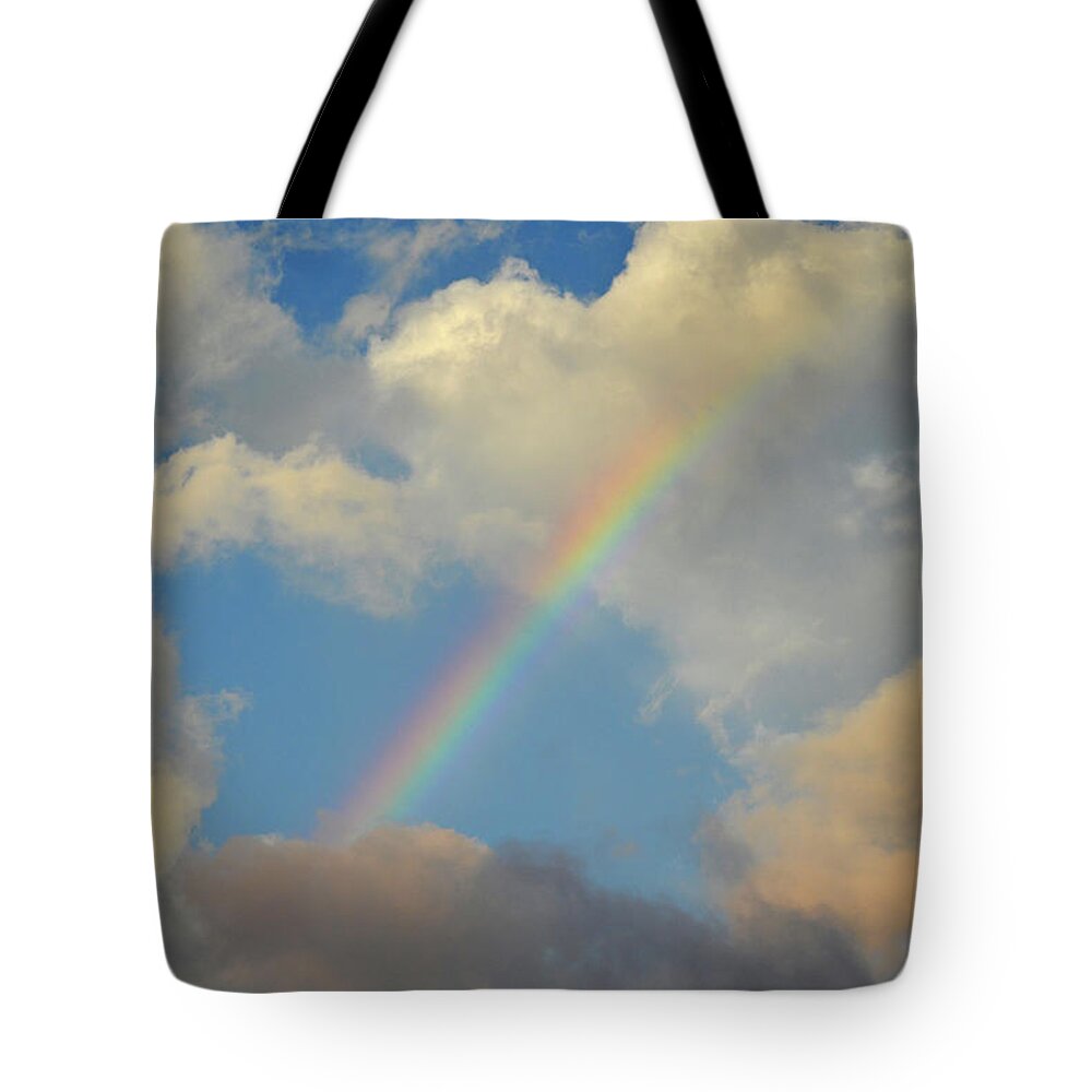 Rainbow Tote Bag featuring the photograph 5- Rainbow In Paradise by Joseph Keane