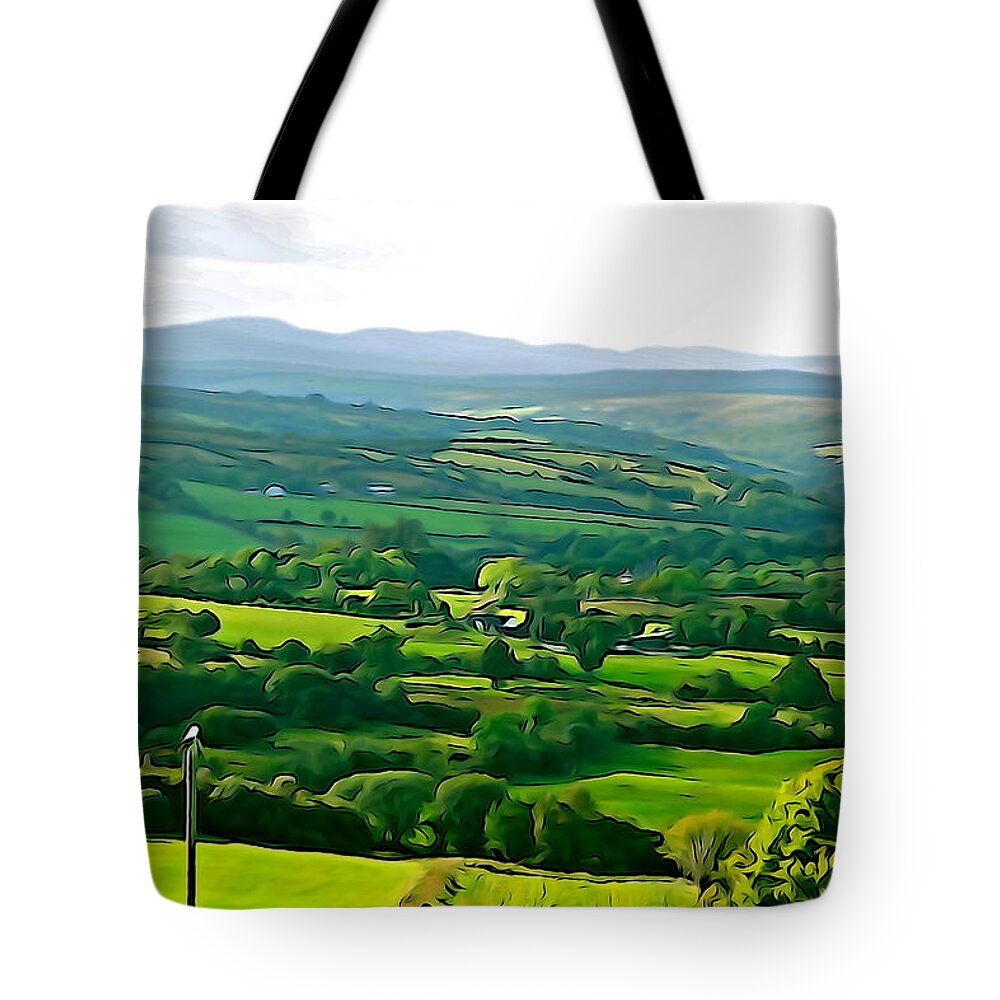 Green Tote Bag featuring the photograph 50 Shades of Green by Norma Brock