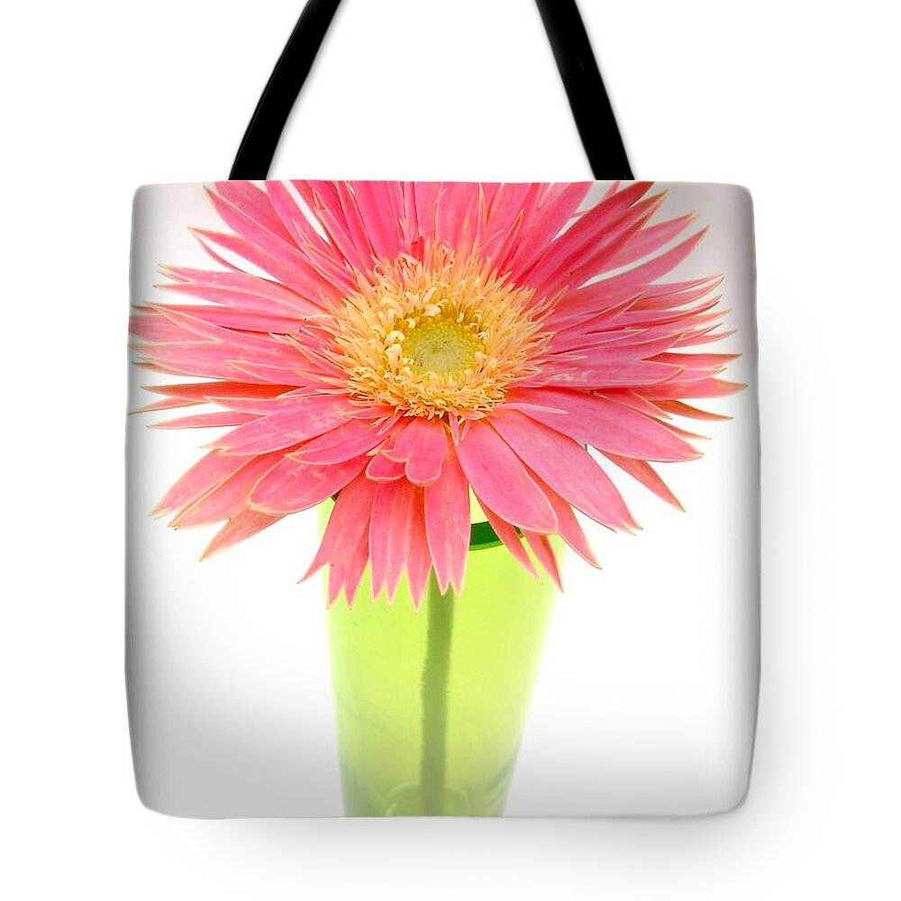 Gerbera Photographs Tote Bag featuring the photograph 5439c3 by Kimberlie Gerner Wells
