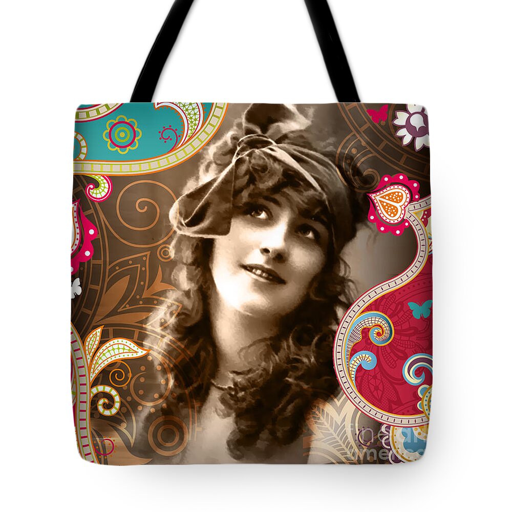 Erotic Tote Bag featuring the photograph Nostalgic Seduction Goddess #26 by Chris Andruskiewicz