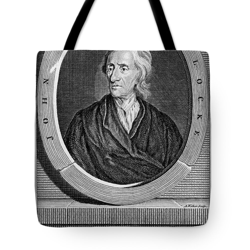1752 Tote Bag featuring the photograph John Locke (1632-1704) #9 by Granger