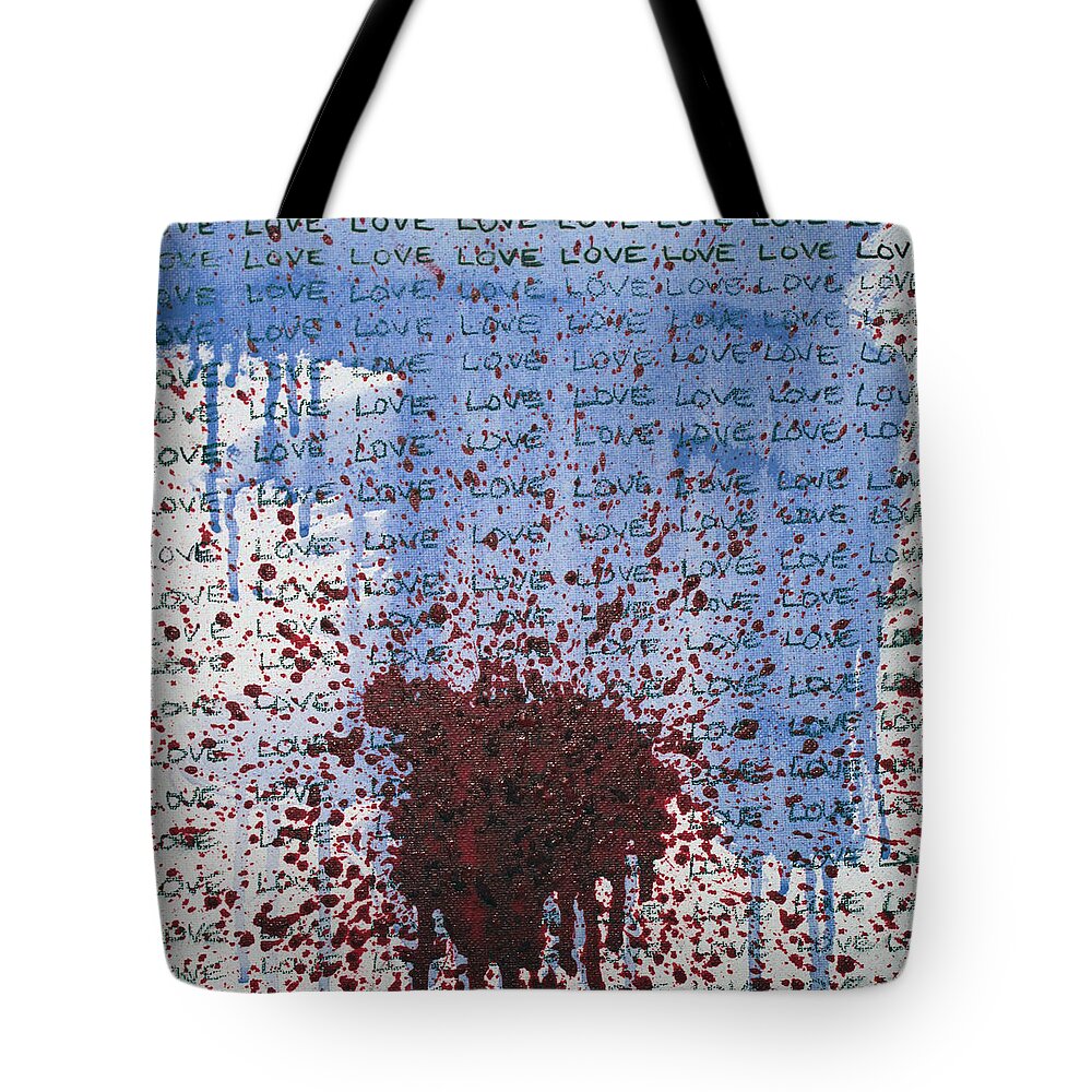 2011 Tote Bag featuring the painting A Cliche Manifested by Will Felix