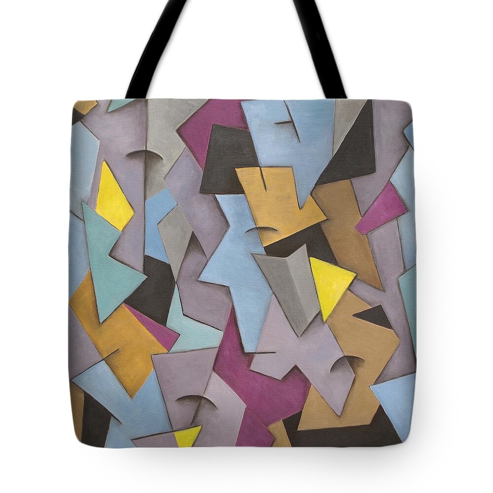 Abstract Tote Bag featuring the painting Absolute 2 by Trish Toro
