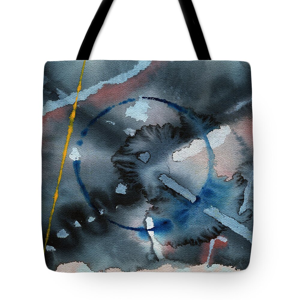  Tote Bag featuring the painting Abstract 1 by David Kleinsasser