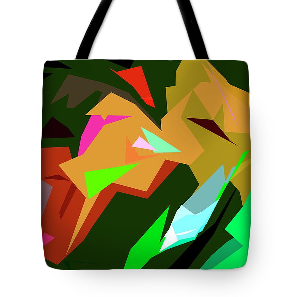 Abstract Tote Bag featuring the photograph Abstract 3 by Burney Lieberman