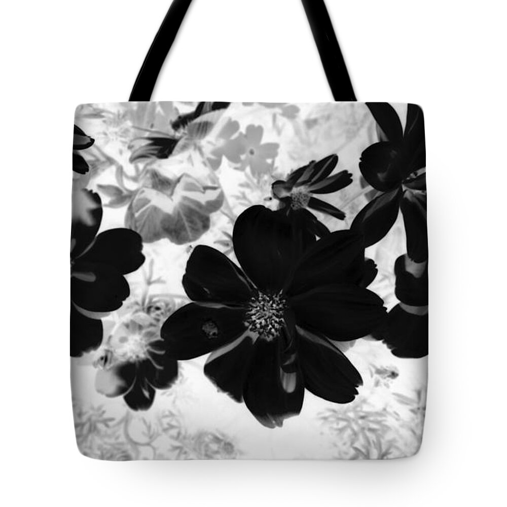 Abstract Photography Tote Bag featuring the photograph Abstract Flowers 4 by Kim Galluzzo Wozniak