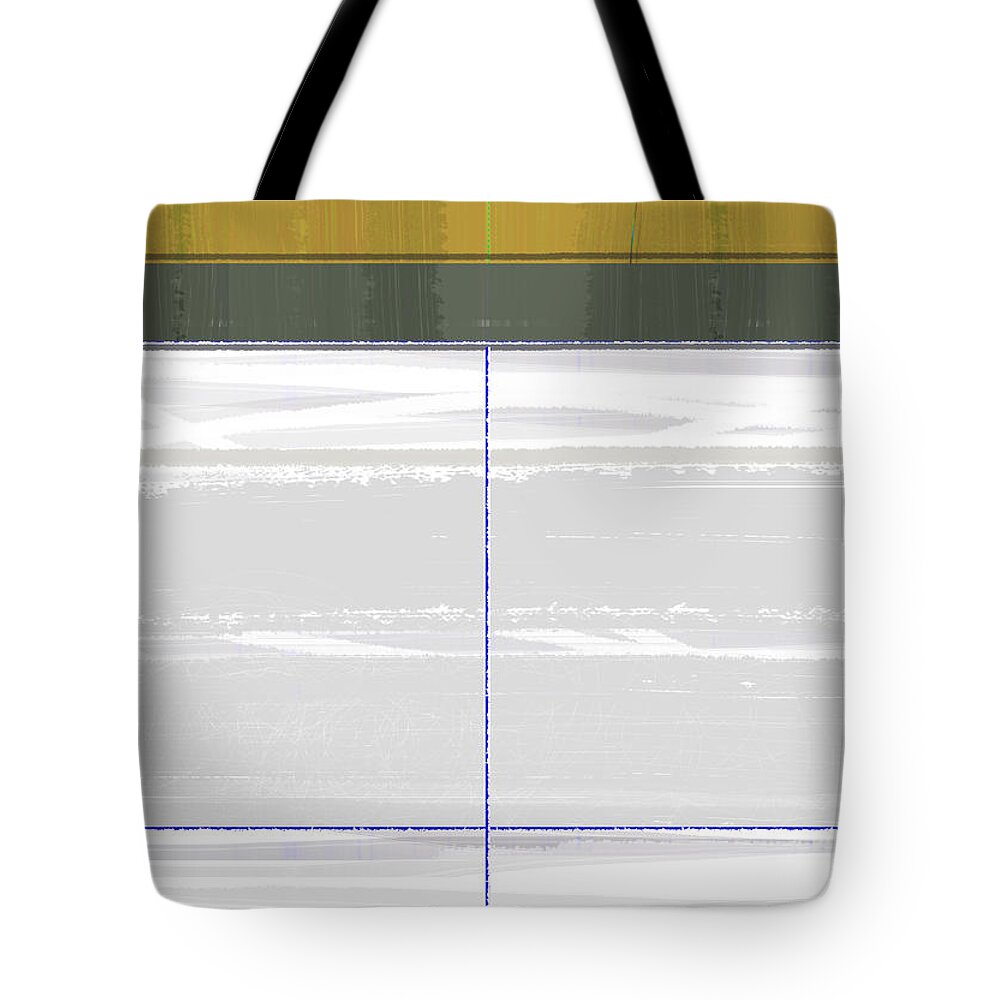Abstract Tote Bag featuring the painting Abstract Light 8 by Naxart Studio