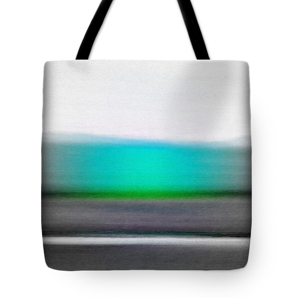 Sunset Tote Bag featuring the painting Abstract Sunset 668 by Gina De Gorna