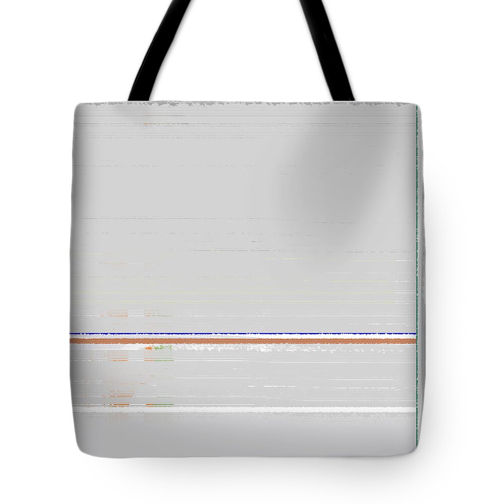 Abstract Tote Bag featuring the painting Abstract Surface 4 by Naxart Studio