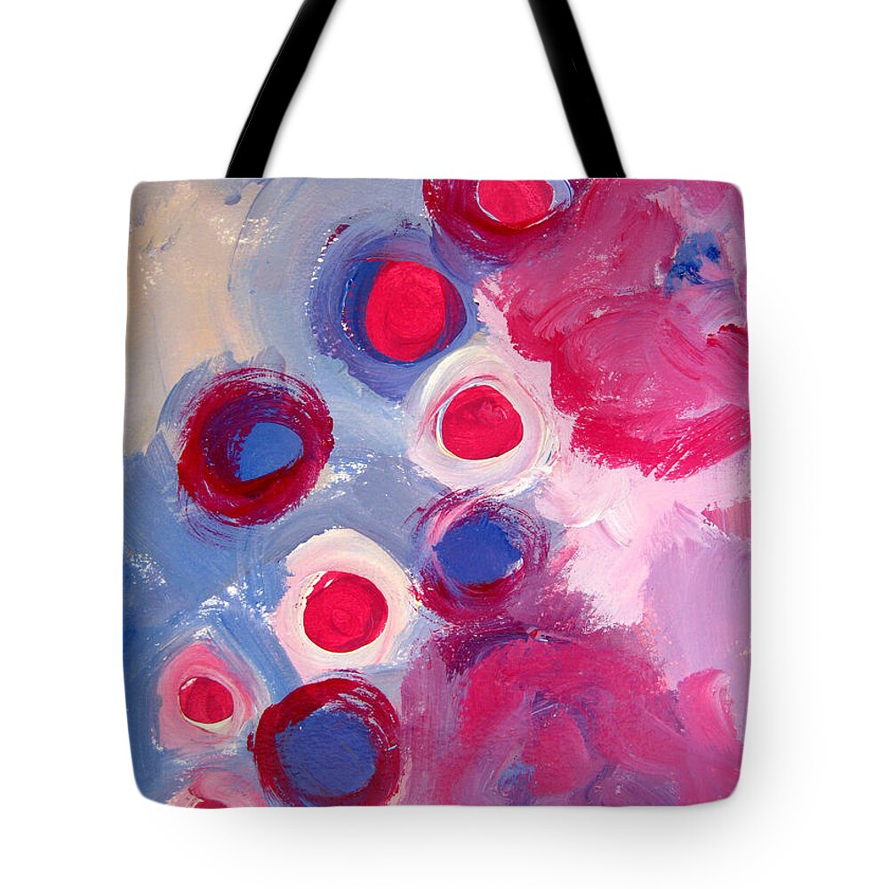 Abstract Art Tote Bag featuring the painting Abstract VI by Patricia Awapara