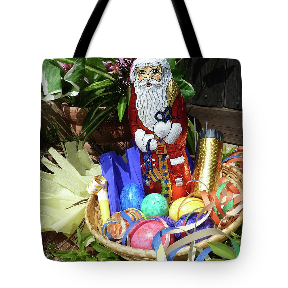 Christmas Tote Bag featuring the photograph All for one and one for all by Eva-Maria Di Bella